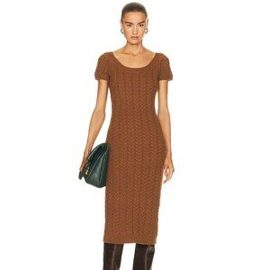 MaxMara Caramba Dress Wool Cashmere XS Hazelnut